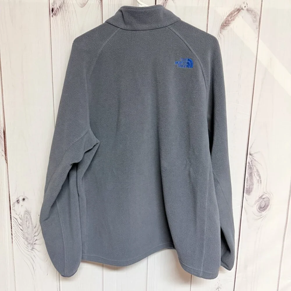 The North Face Men’s TKA‎ Glacier Full Zip Fleece XL Gray EUC